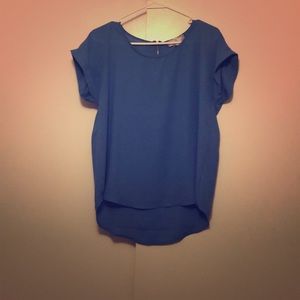 Light blue dress top